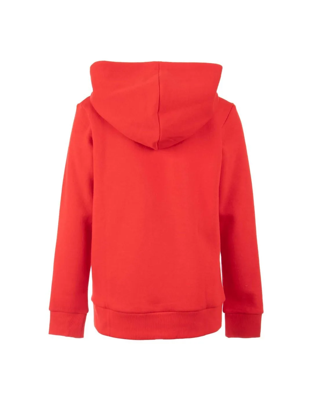 JACK & JONES - Sudadera roja JJEcorp Logo Sweat Hood Niño