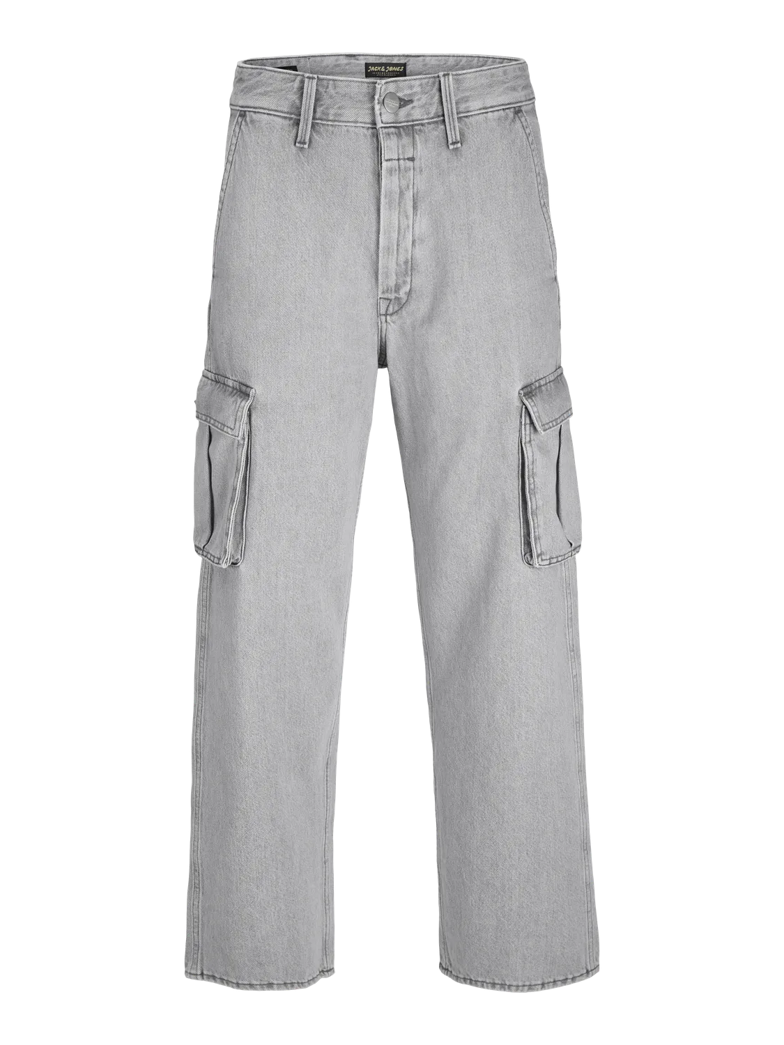 JJIALEX JJCARGO MF 313 Vaqueros de corte baggy | Gris intermedio | Jack & Jones®