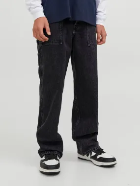 JJICHRIS JJUTILITY MF 823 Vaqueros de corte holgado Junior | Negro | Jack & Jones®