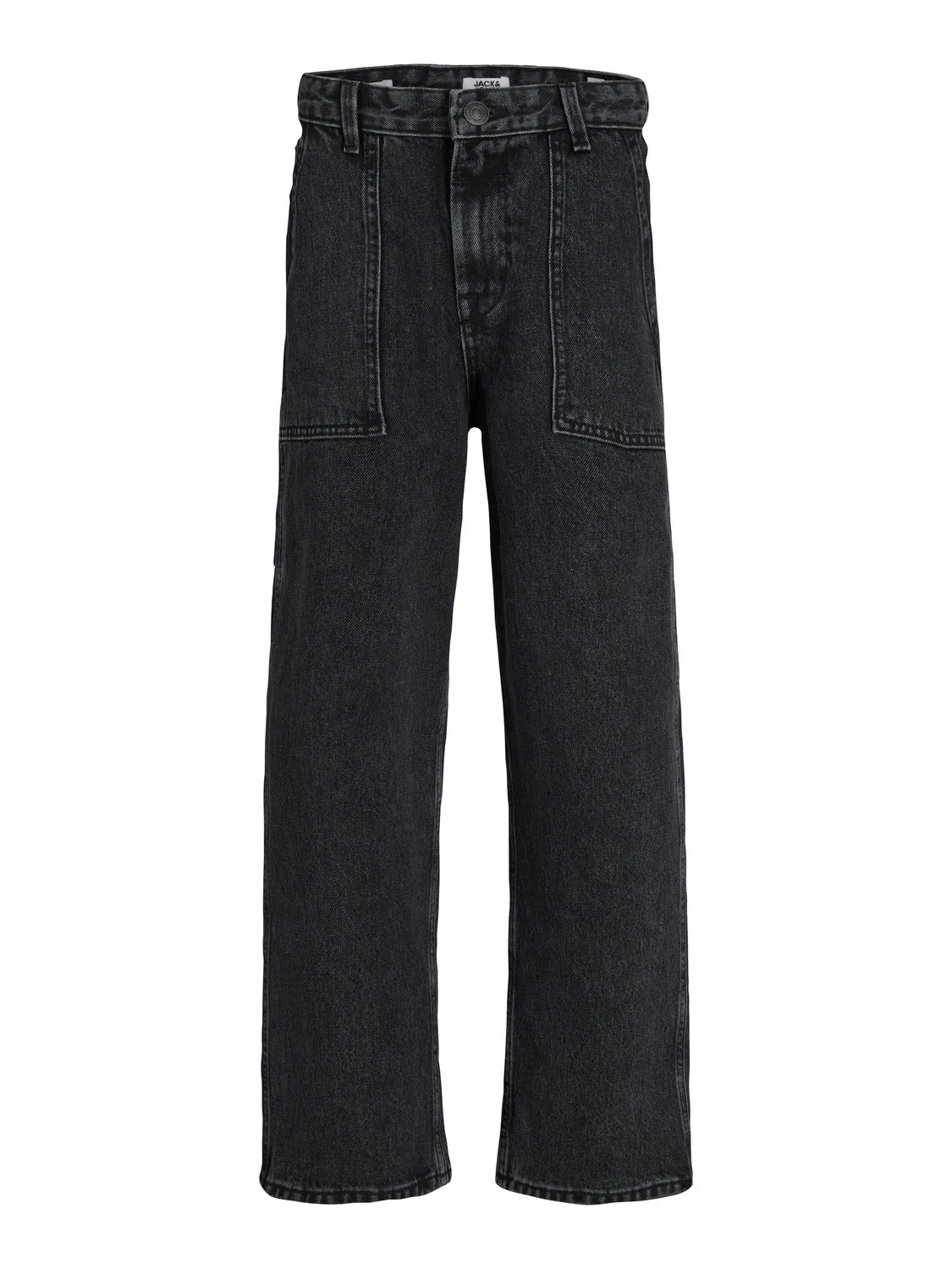 JJICHRIS JJUTILITY MF 823 Vaqueros de corte holgado Junior | Negro | Jack & Jones®