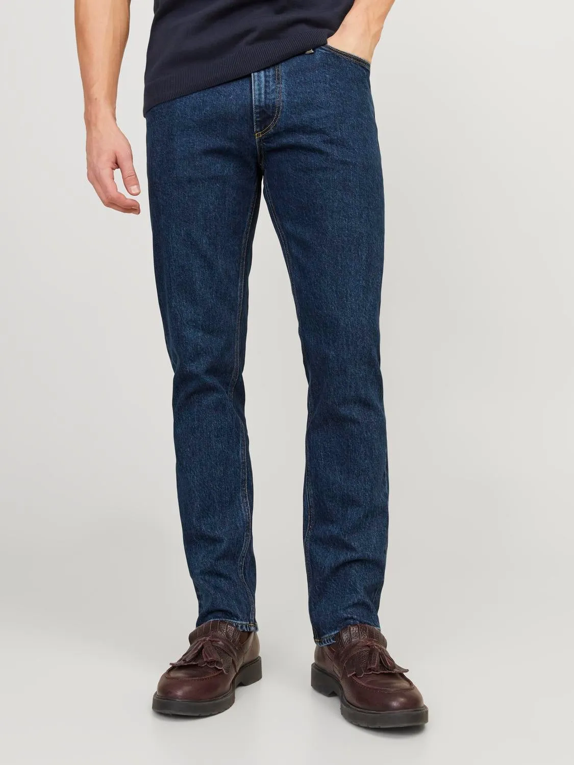 JJICLARK JJEVAN AM 595 Vaqueros Corte regular | Azul intermedio | Jack & Jones®