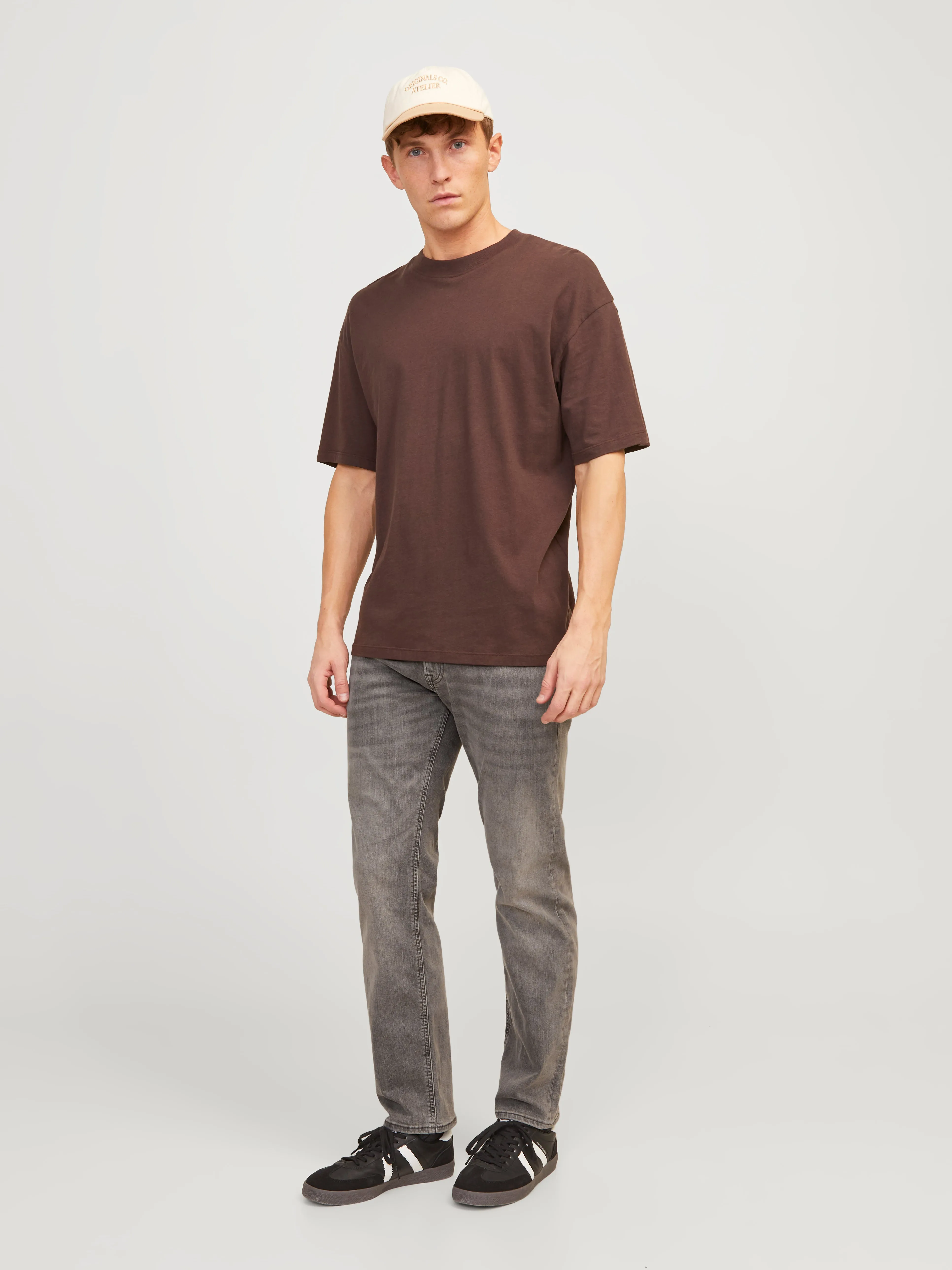 JJICLARK JJORIGINAL SQ 273 Vaqueros Corte regular | Gris intermedio | Jack & Jones®