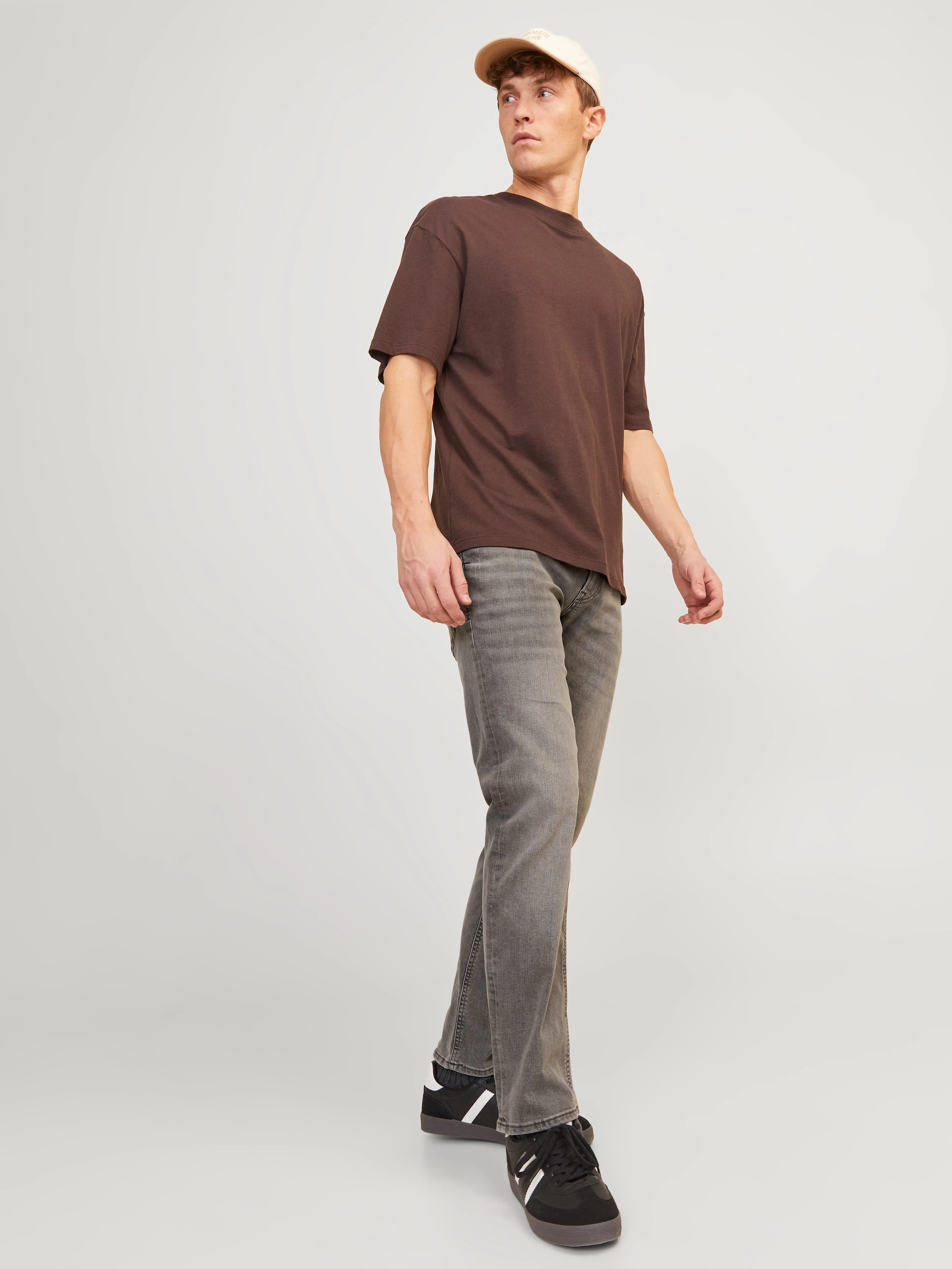 JJICLARK JJORIGINAL SQ 273 Vaqueros Corte regular | Gris intermedio | Jack & Jones®