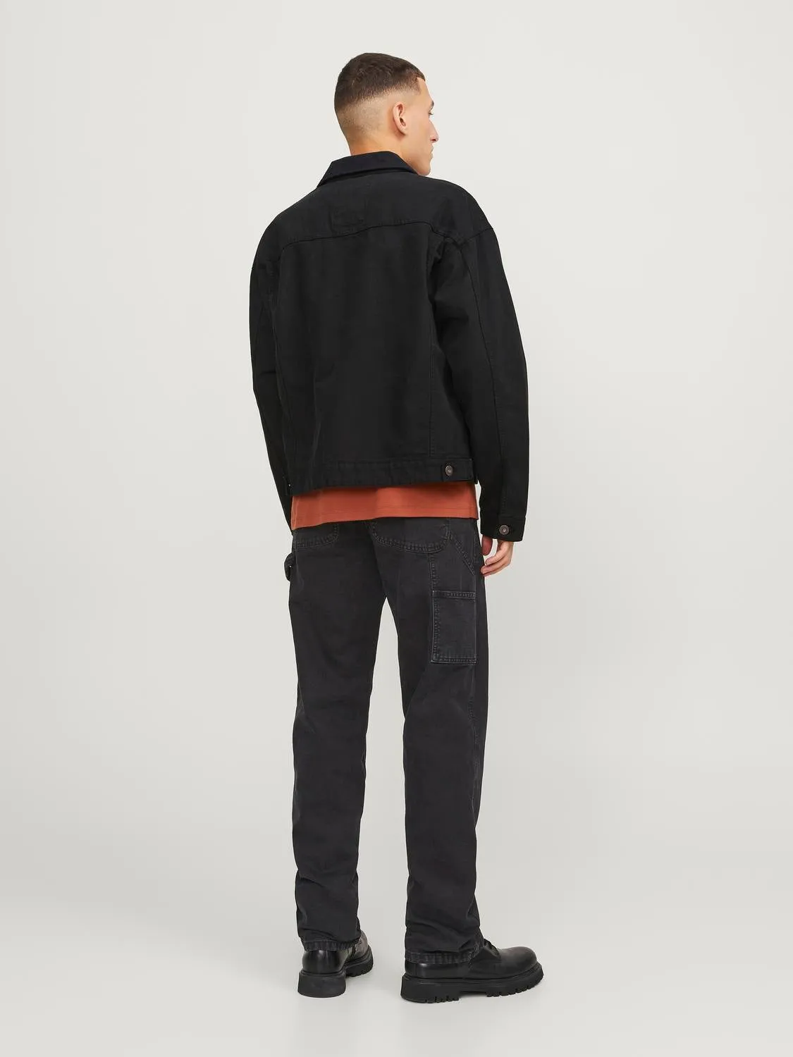 JJIEDDIE JJCARPENTER WI 050 Vaqueros Corte loose | Negro | Jack & Jones®