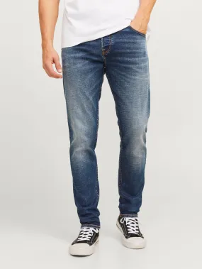 JJIERIK JJCOLE CB 125 Vaqueros de corte tapered | Azul intermedio | Jack & Jones®