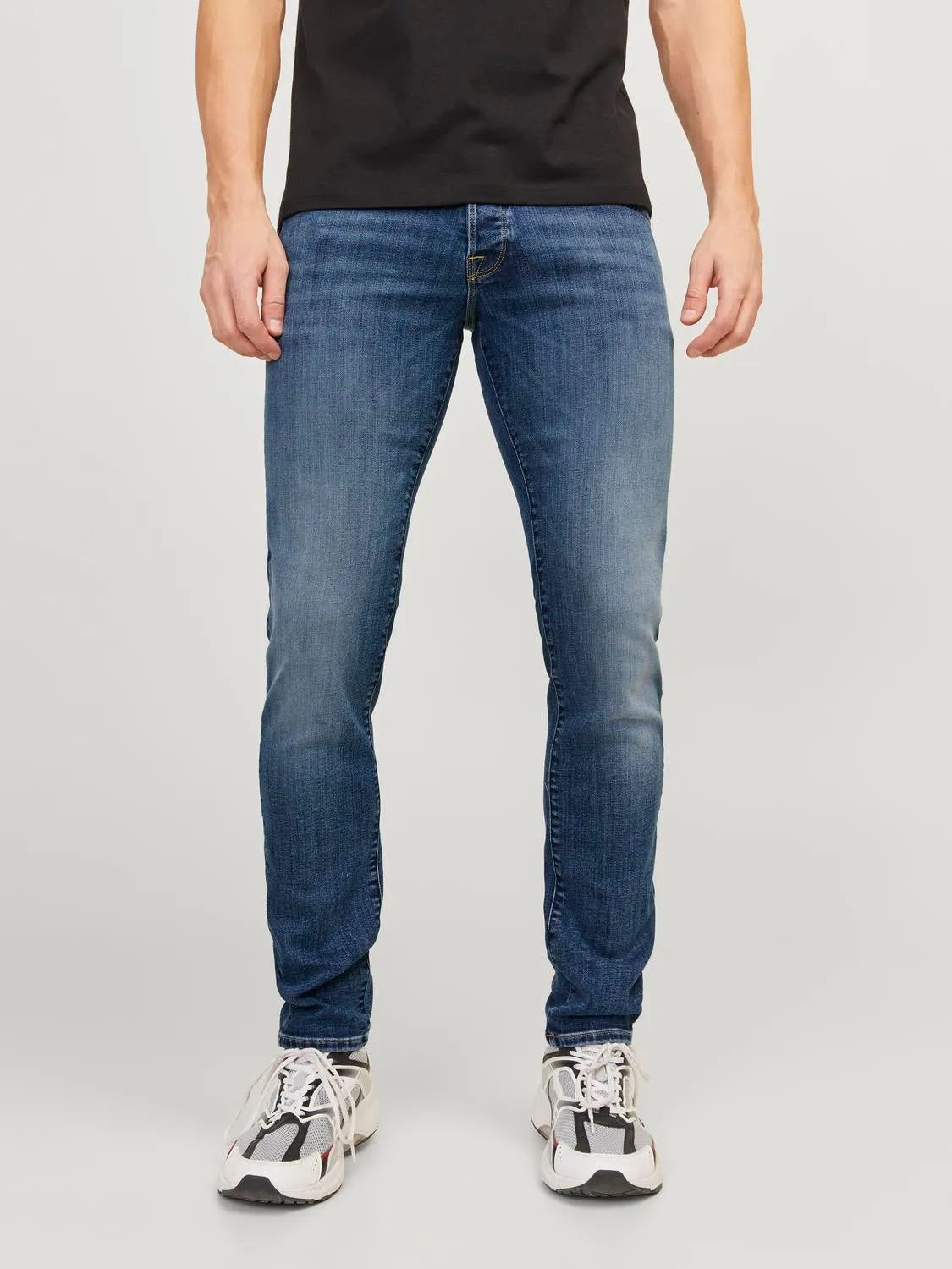 JJIGLENN JJFOX 50SPS CB 036 Vaqueros de corte slim | Azul intermedio | Jack & Jones®