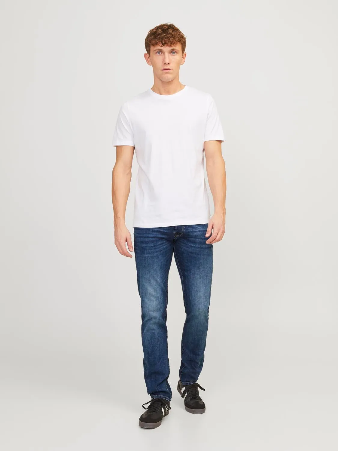 JJIGLENN JJICON JJ 057 50SPS Vaqueros de corte slim | Azul intermedio | Jack & Jones®