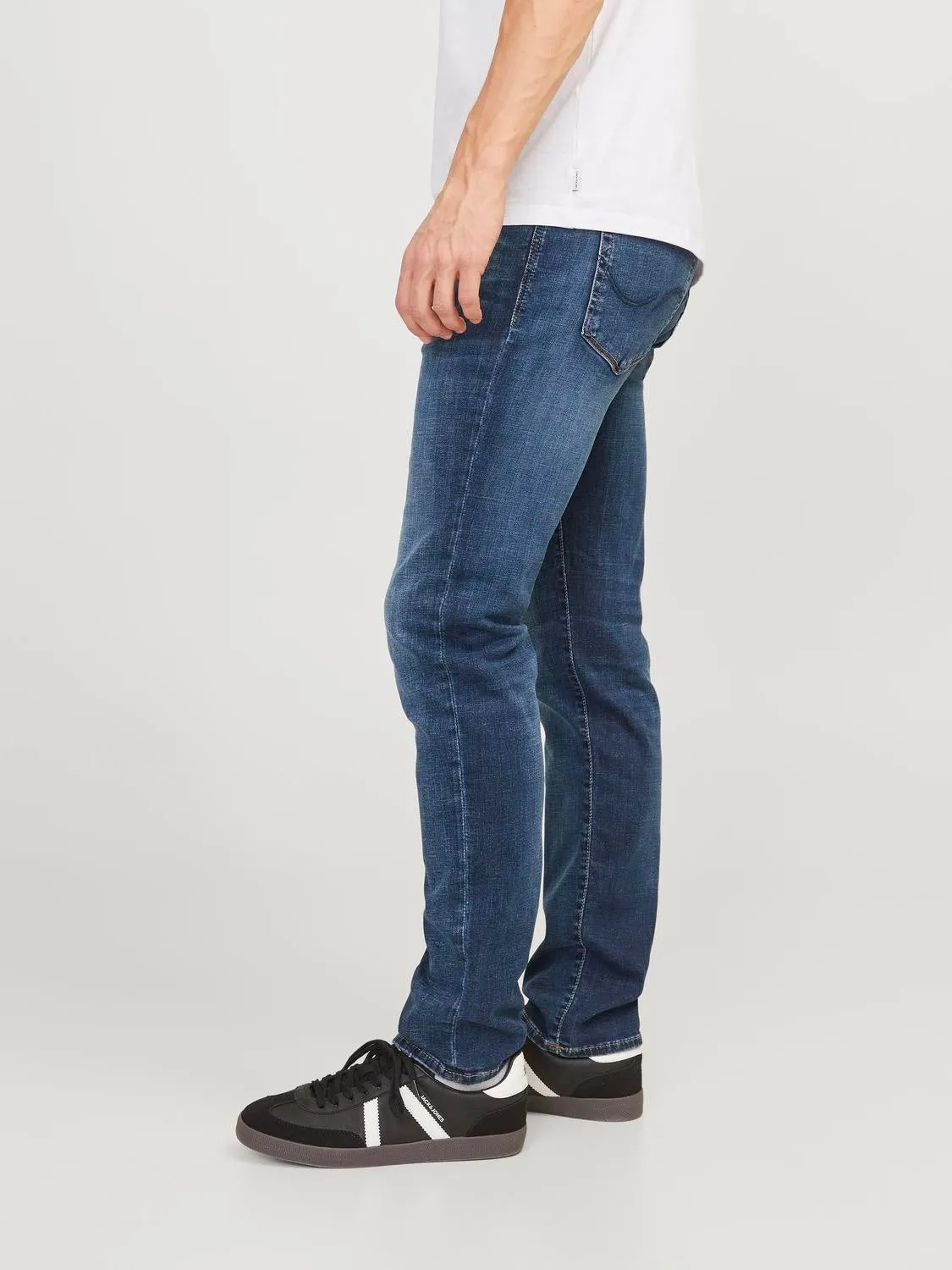 JJIGLENN JJICON JJ 057 50SPS Vaqueros de corte slim | Azul intermedio | Jack & Jones®