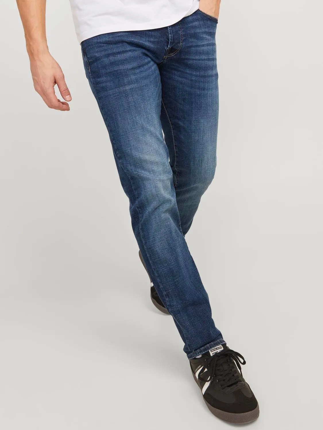 JJIGLENN JJICON JJ 057 50SPS Vaqueros de corte slim | Azul intermedio | Jack & Jones®