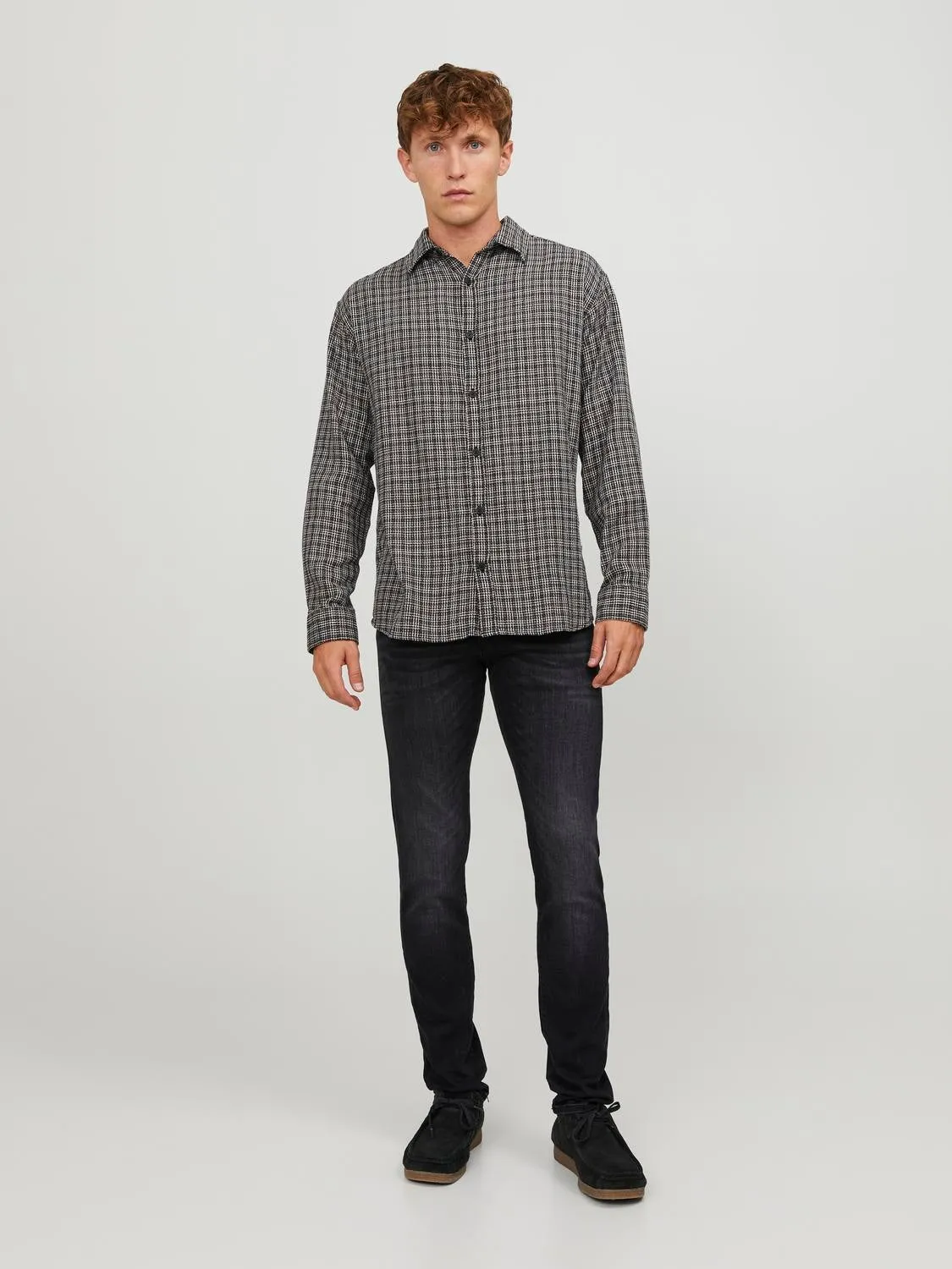 JJIGLENN JJICON JJ 557 50SPS Vaqueros de corte slim | Negro | Jack & Jones®