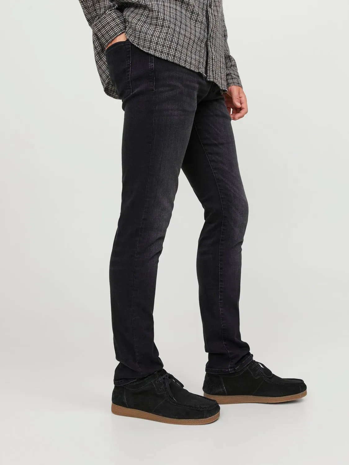 JJIGLENN JJICON JJ 557 50SPS Vaqueros de corte slim | Negro | Jack & Jones®