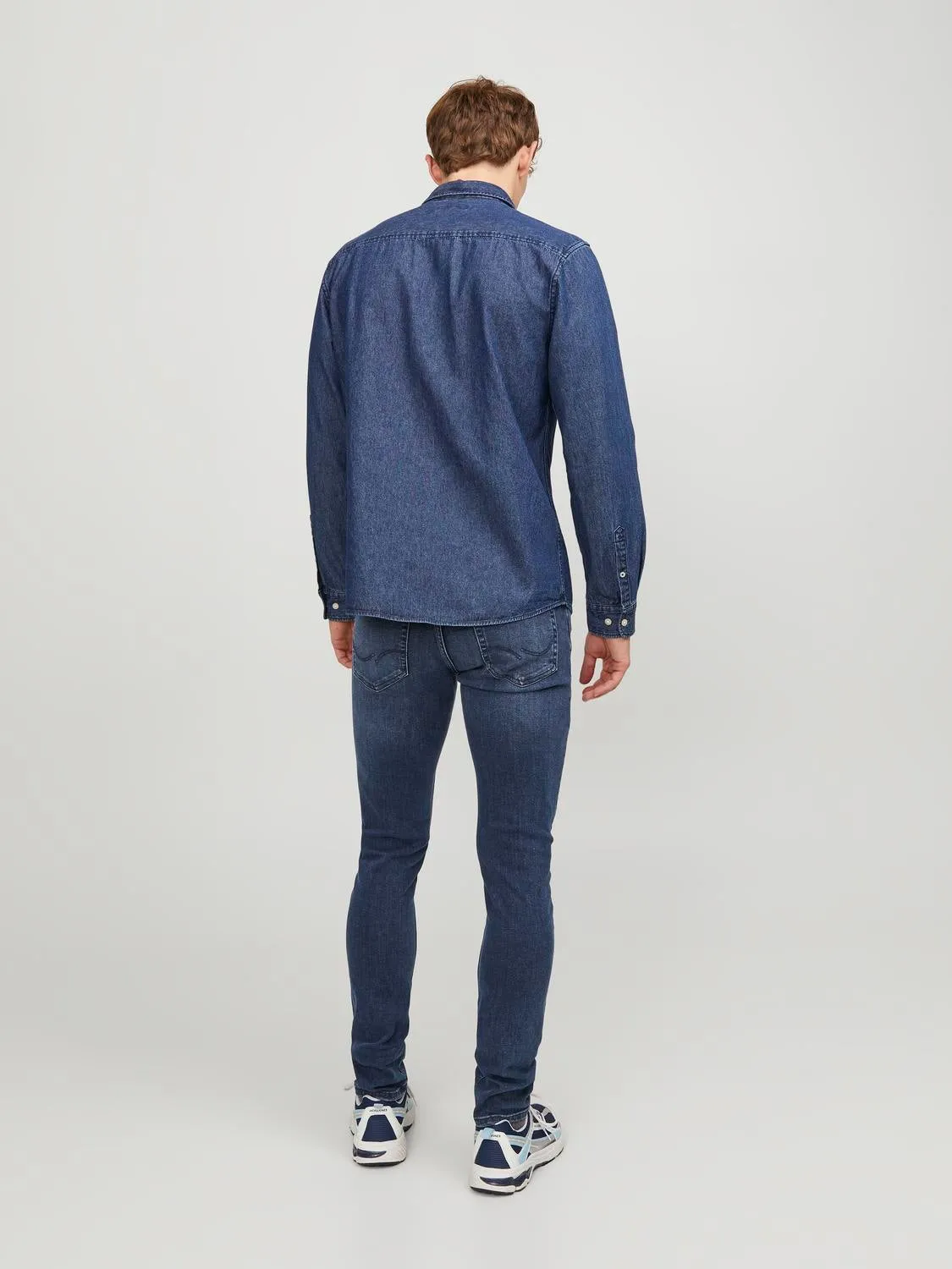 JJIGLENN JJORIGINAL AM 812 Vaqueros de corte slim | Azul intermedio | Jack & Jones®