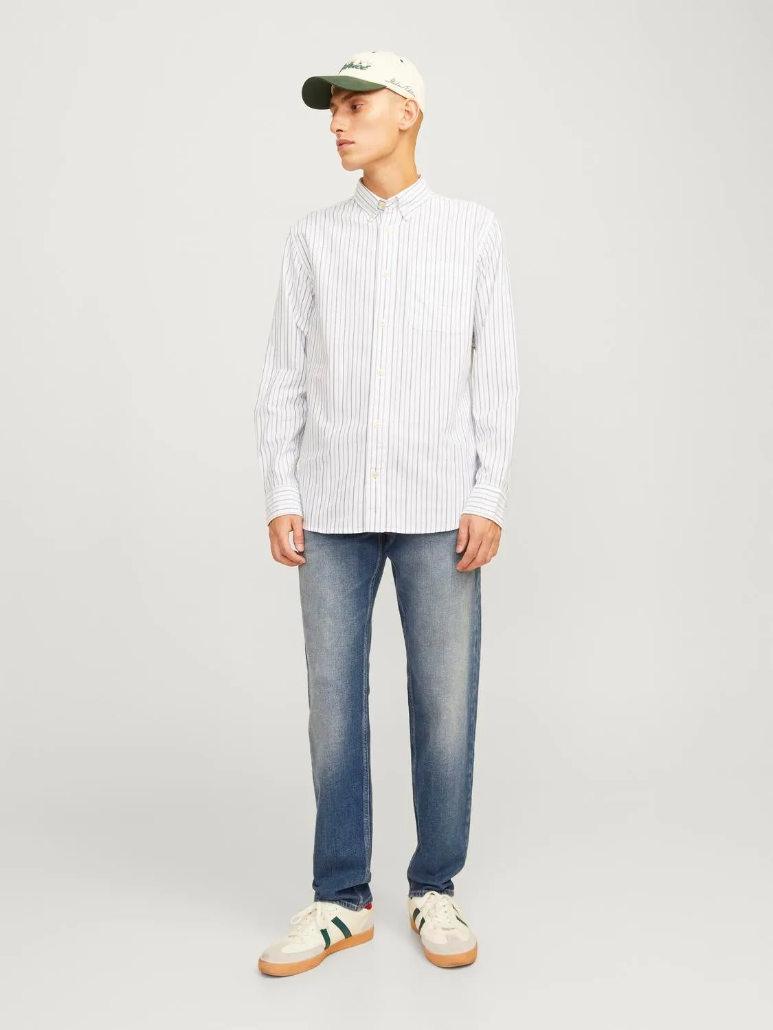 JJIMIKE JJCOOPER CJ 189 SN Vaqueros de corte tapered | Azul intermedio | Jack & Jones®