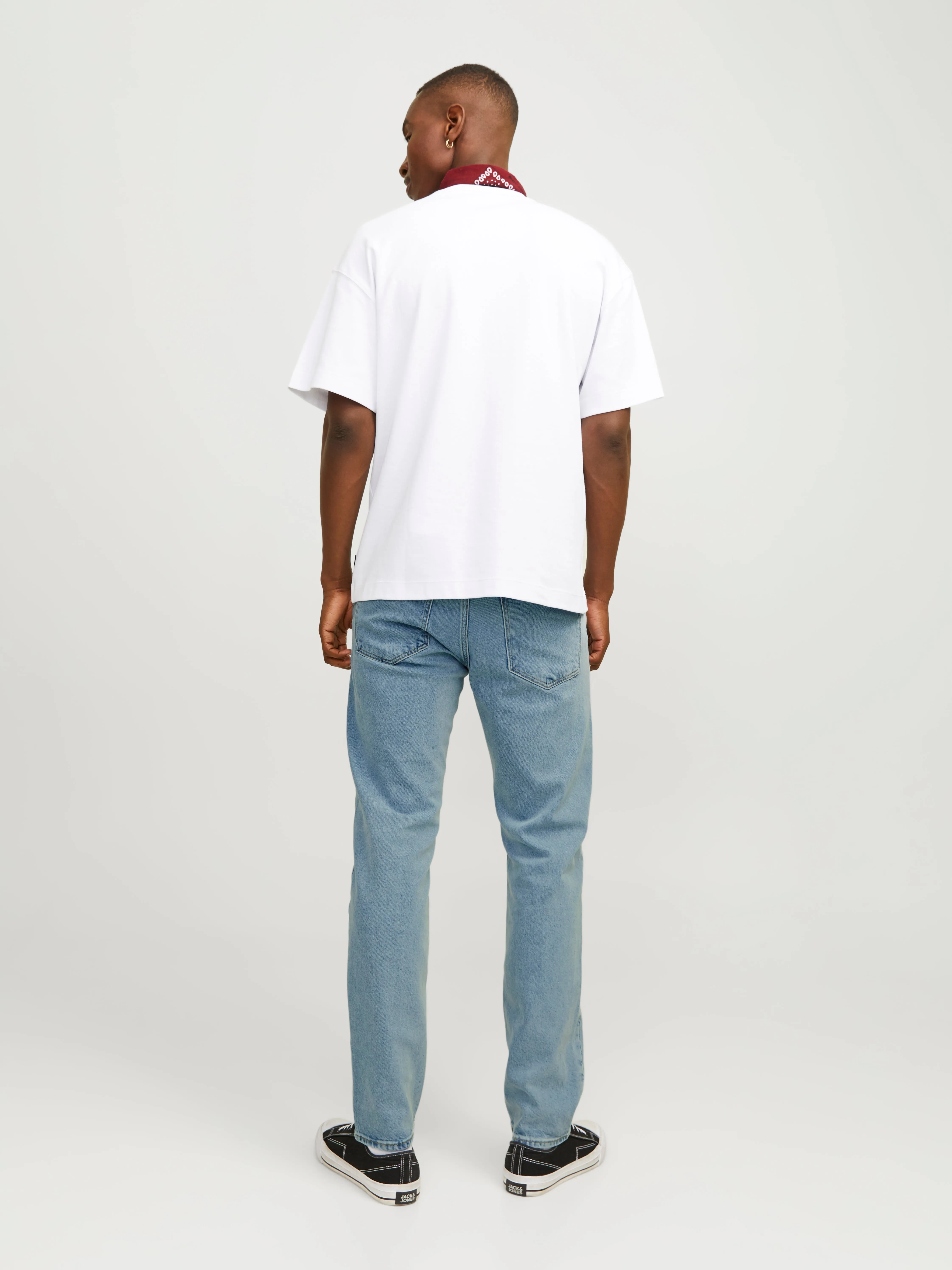 JJIMIKE JJEVAN AM 495 Vaqueros de corte tapered | Azul intermedio | Jack & Jones®