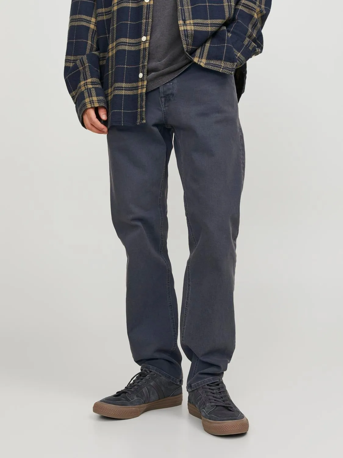 JJIMIKE JJORIGINAL AM 405 BF Vaqueros de corte tapered | Gris oscuro | Jack & Jones®