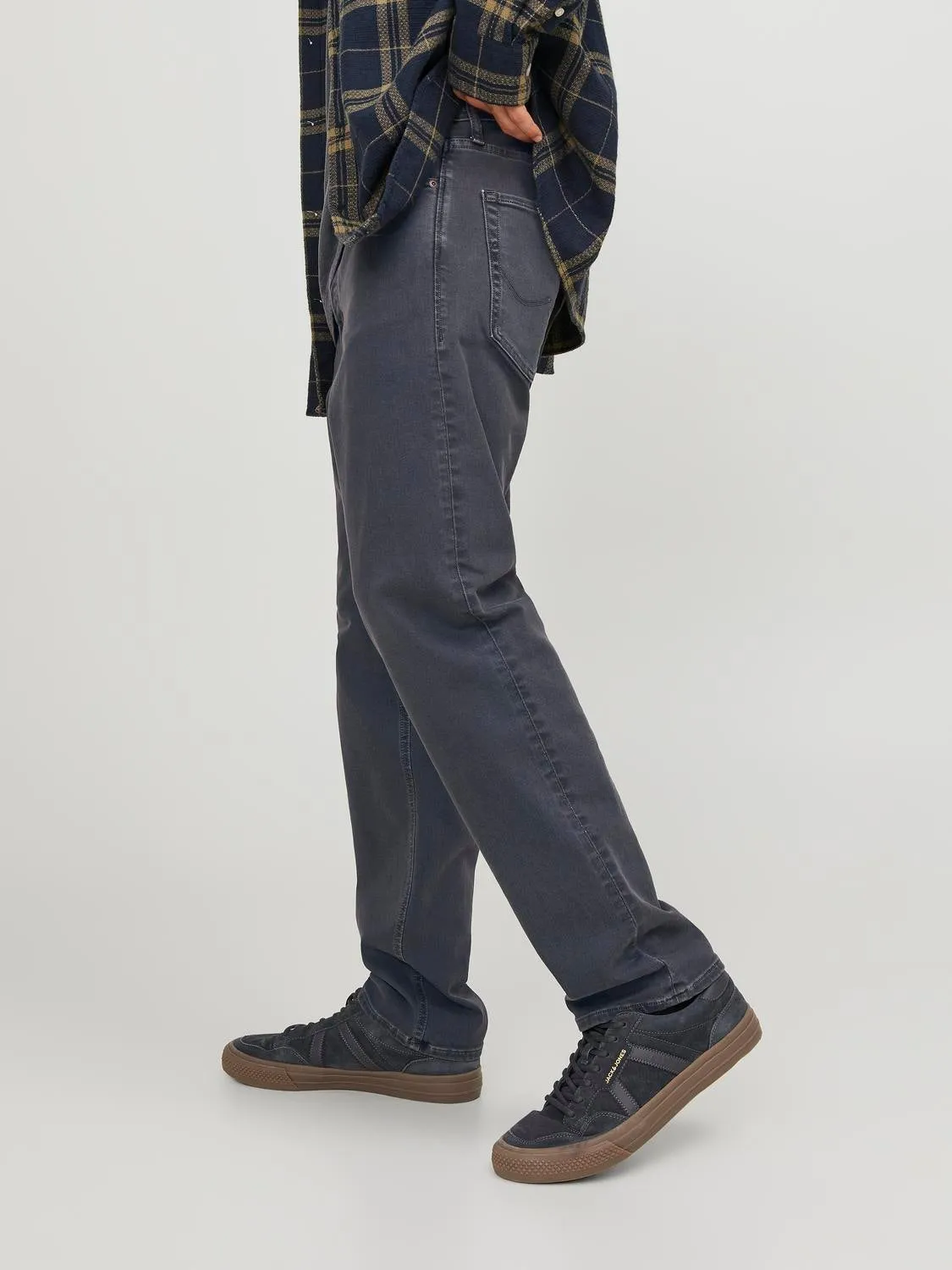 JJIMIKE JJORIGINAL AM 405 BF Vaqueros de corte tapered | Gris oscuro | Jack & Jones®