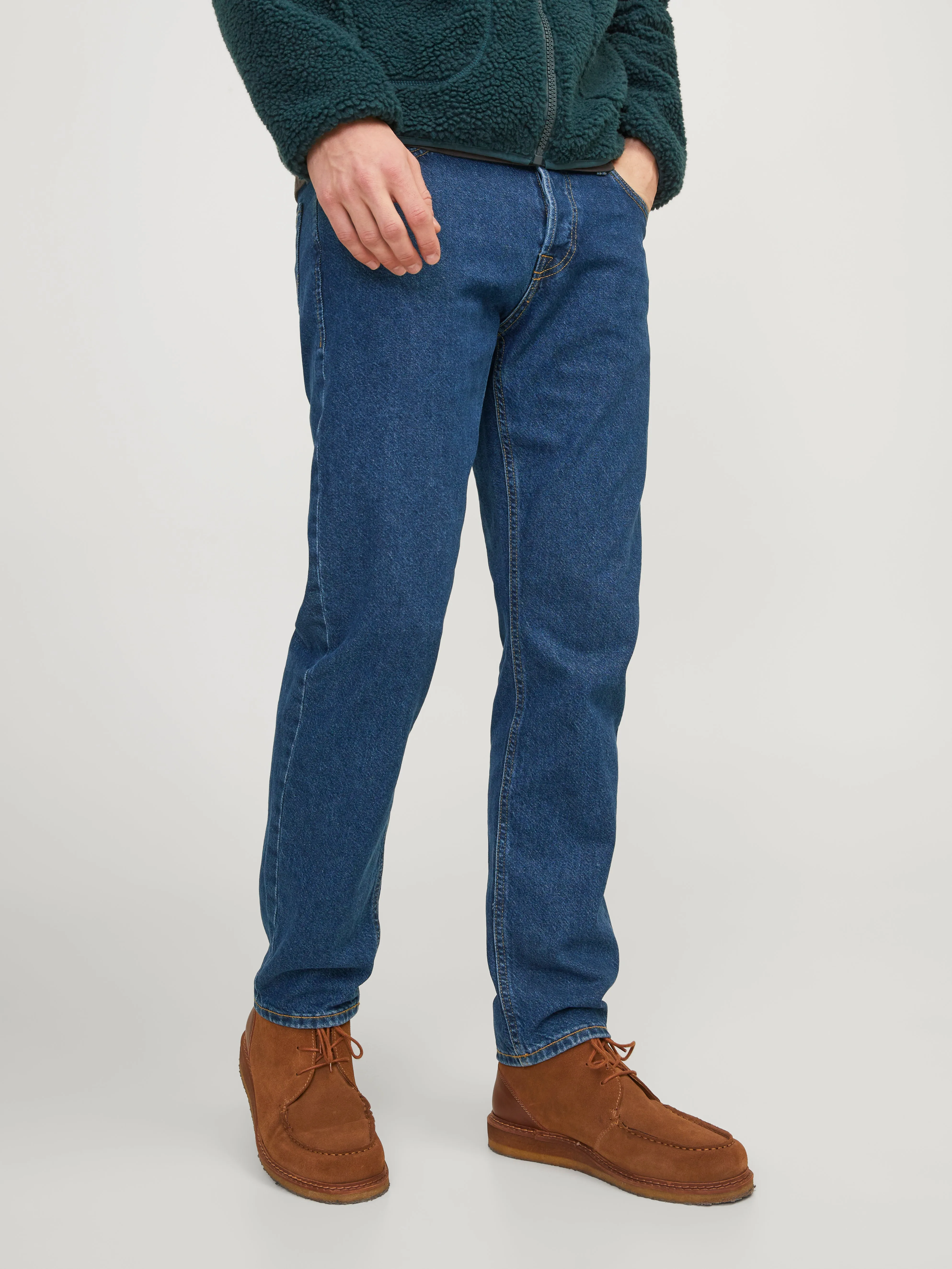 JJIMIKE JJORIGINAL MF 705 Vaqueros de corte tapered | Azul intermedio | Jack & Jones®