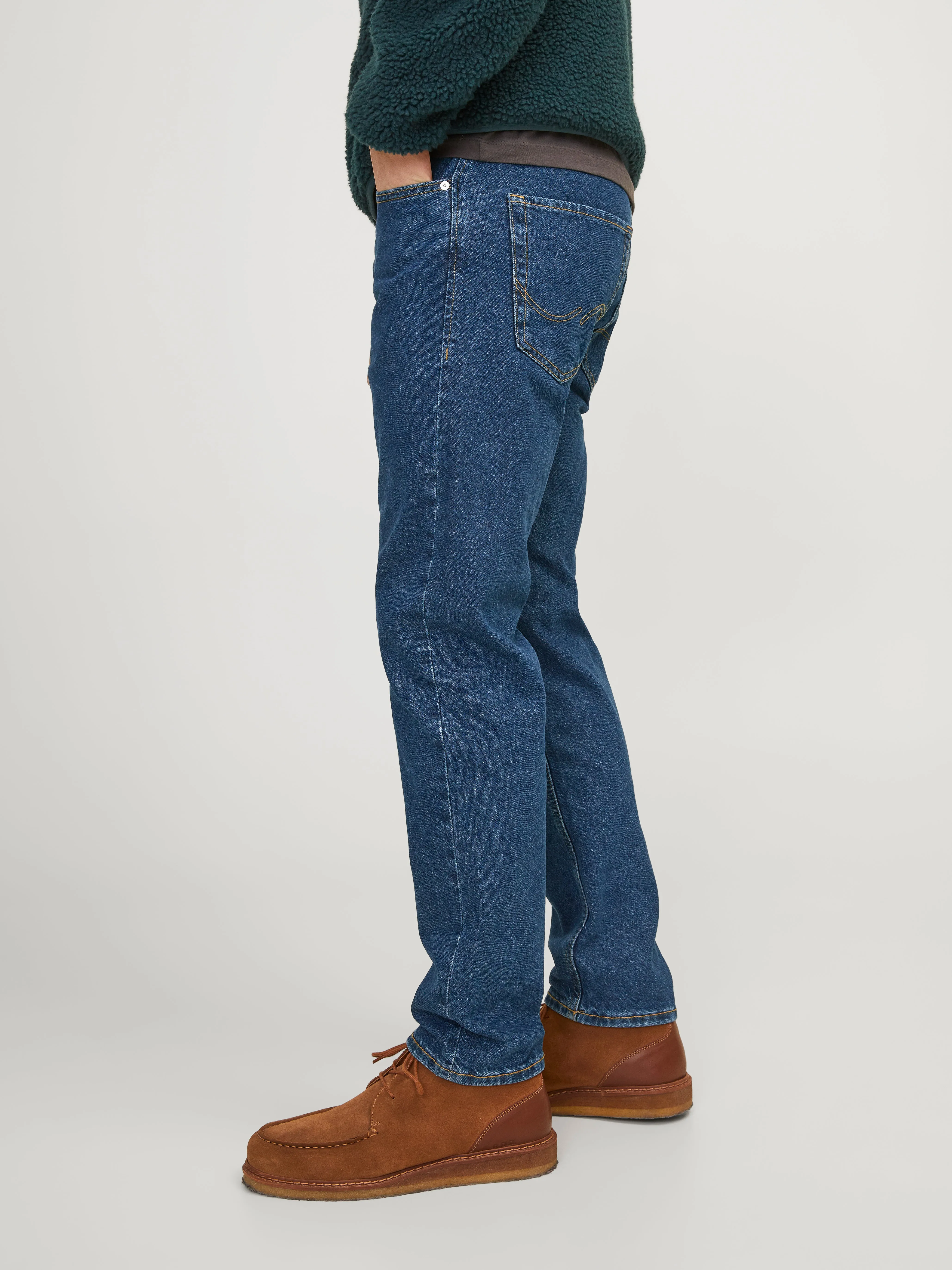 JJIMIKE JJORIGINAL MF 705 Vaqueros de corte tapered | Azul intermedio | Jack & Jones®