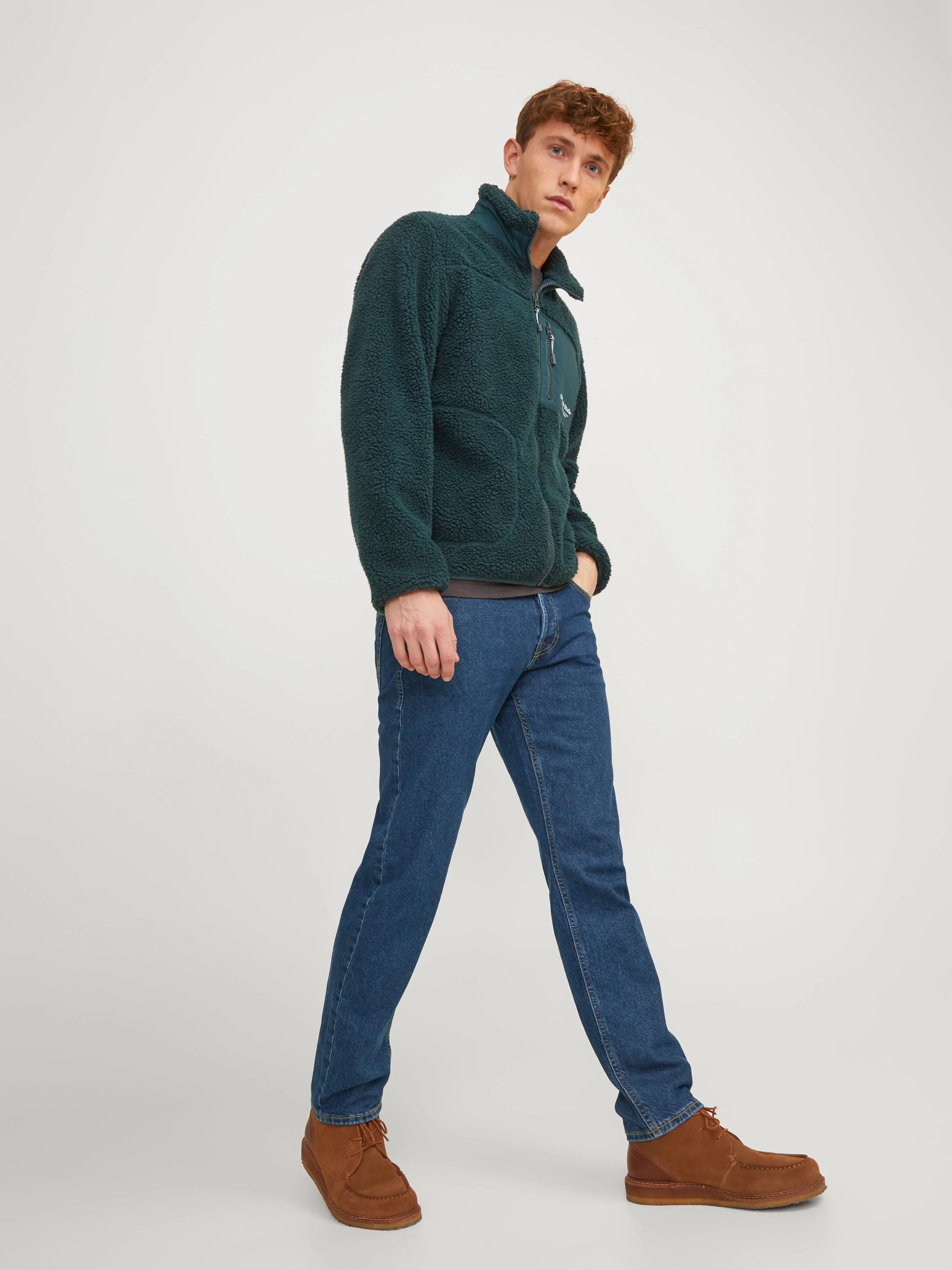 JJIMIKE JJORIGINAL MF 705 Vaqueros de corte tapered | Azul intermedio | Jack & Jones®