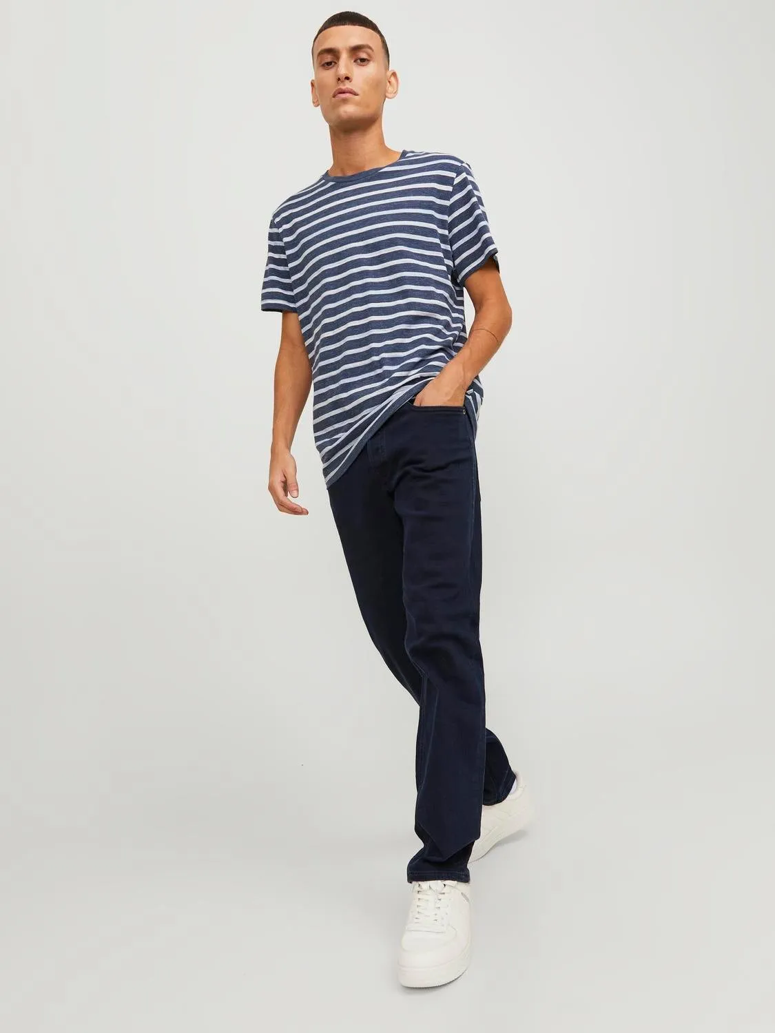 JJIMIKE JJORIGINAL RA 591 EXP Vaqueros de corte tapered | Azul intermedio | Jack & Jones®