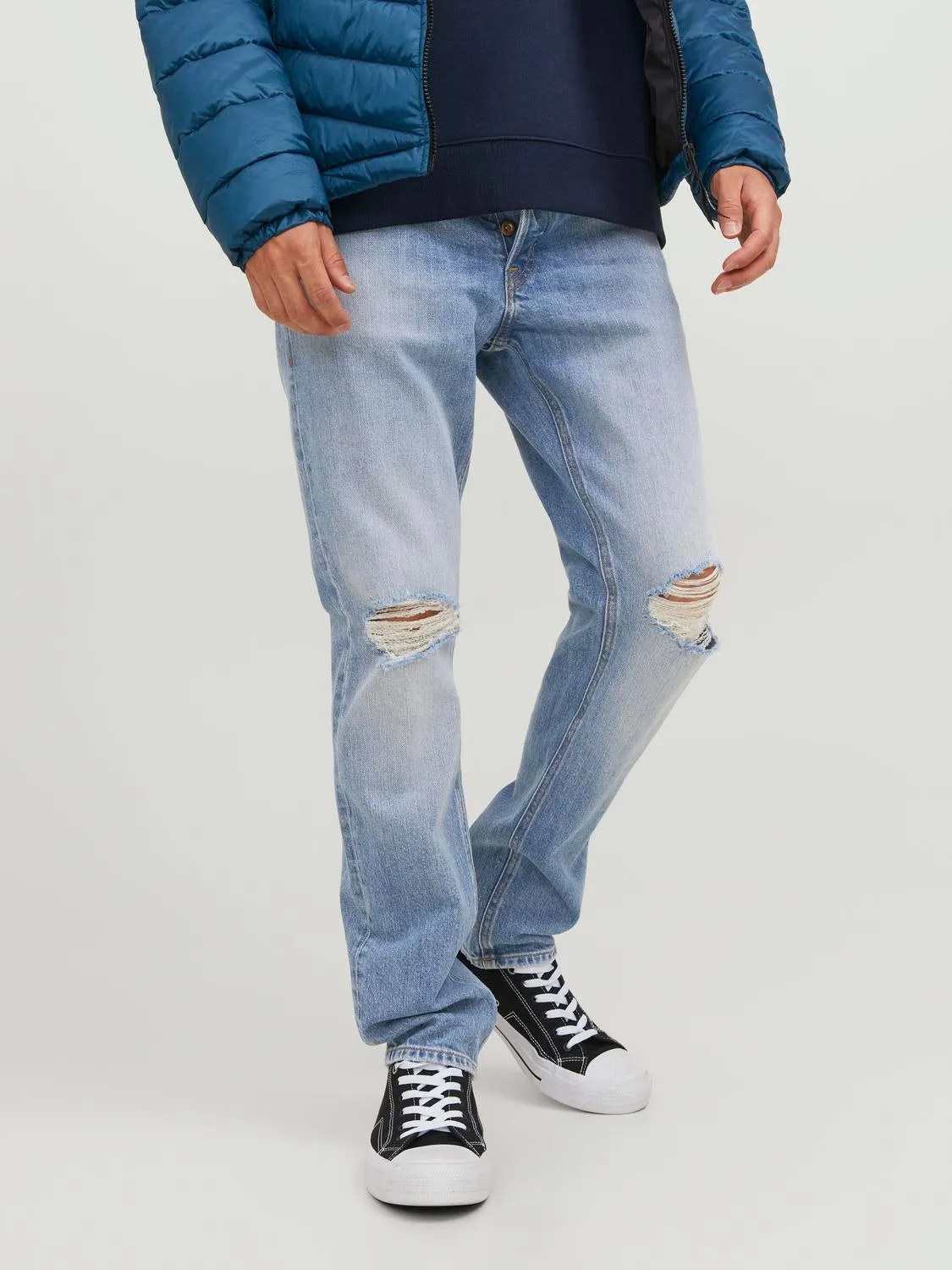 JJITIM JJORIGINAL SBD 884 Vaqueros de corte slim | Azul intermedio | Jack & Jones®