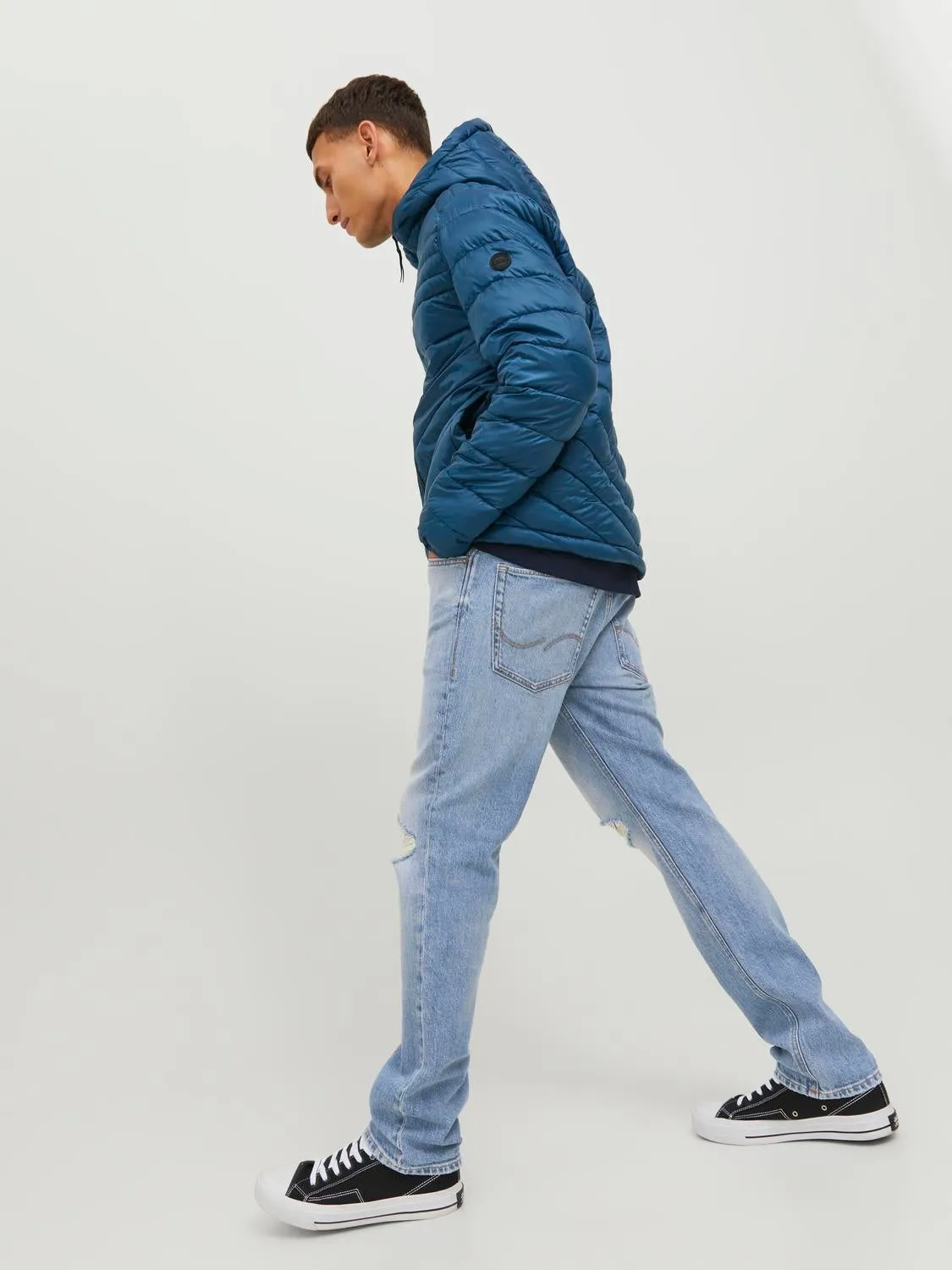 JJITIM JJORIGINAL SBD 884 Vaqueros de corte slim | Azul intermedio | Jack & Jones®