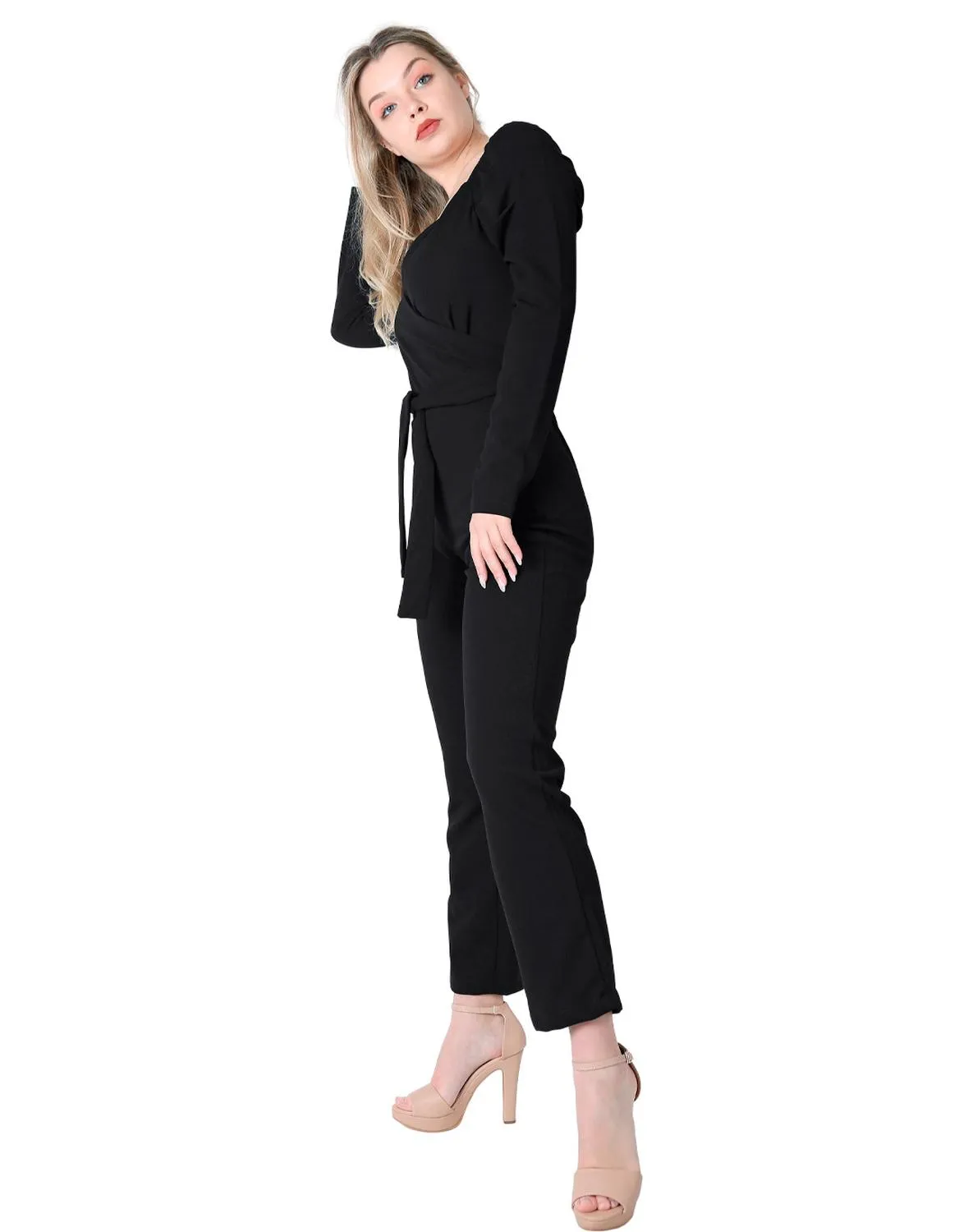 Jumpsuit Mujer Formal Negro Stfashion 52404815