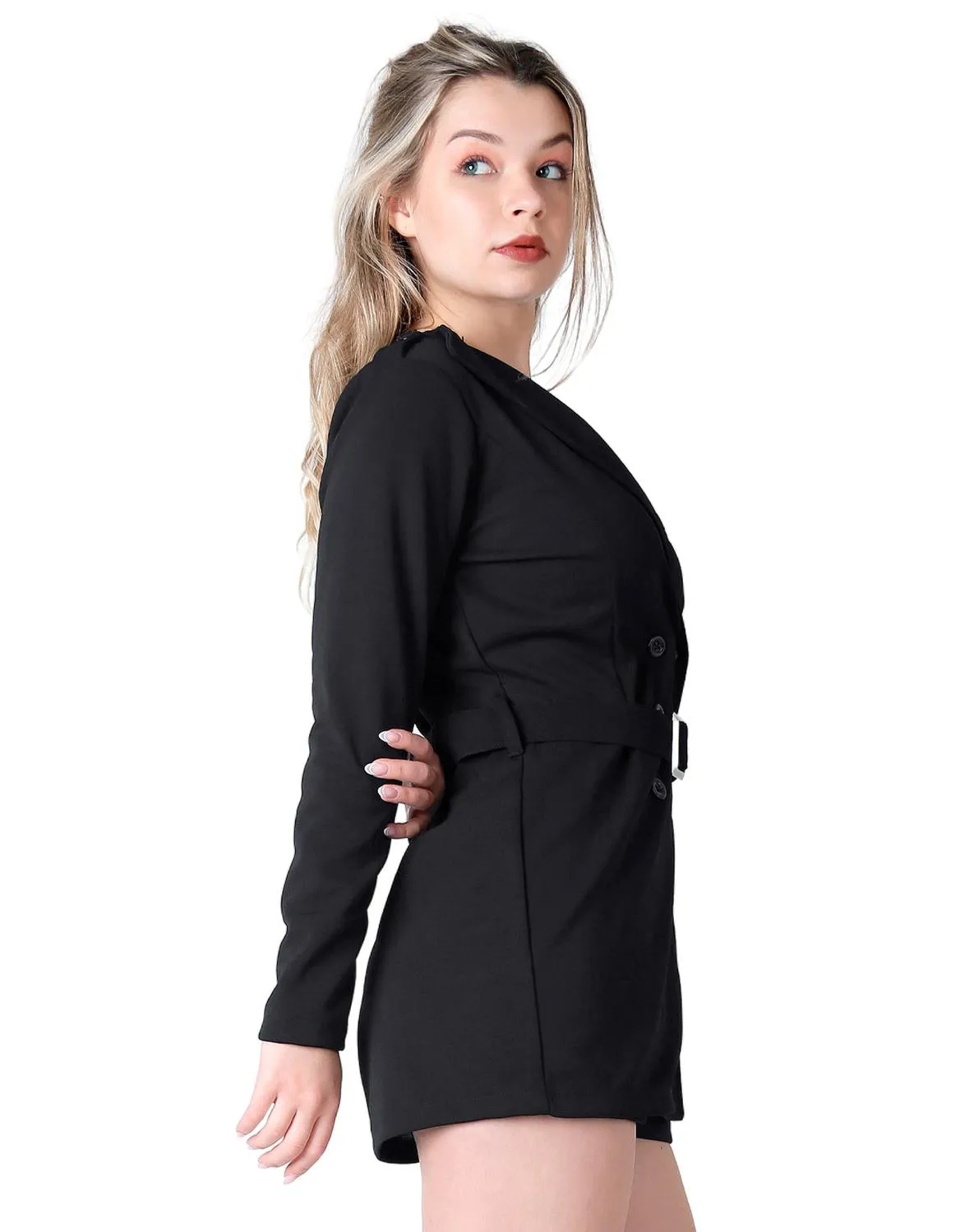 Jumpsuit Mujer Formal Negro Stfashion 79304808