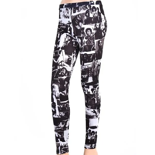 K1X Leggings Whoop Whoop (negro/blanco)