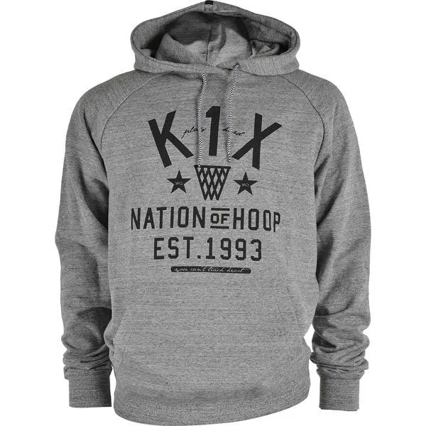 K1X Sudadera Capucha All Good Hoody (gris/negro)