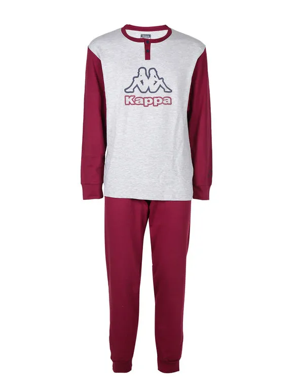 Kappa Pijama largo de algodón interlock para hombre.