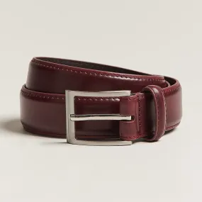 Loake 1880 Philip Leather Belt Burgundy