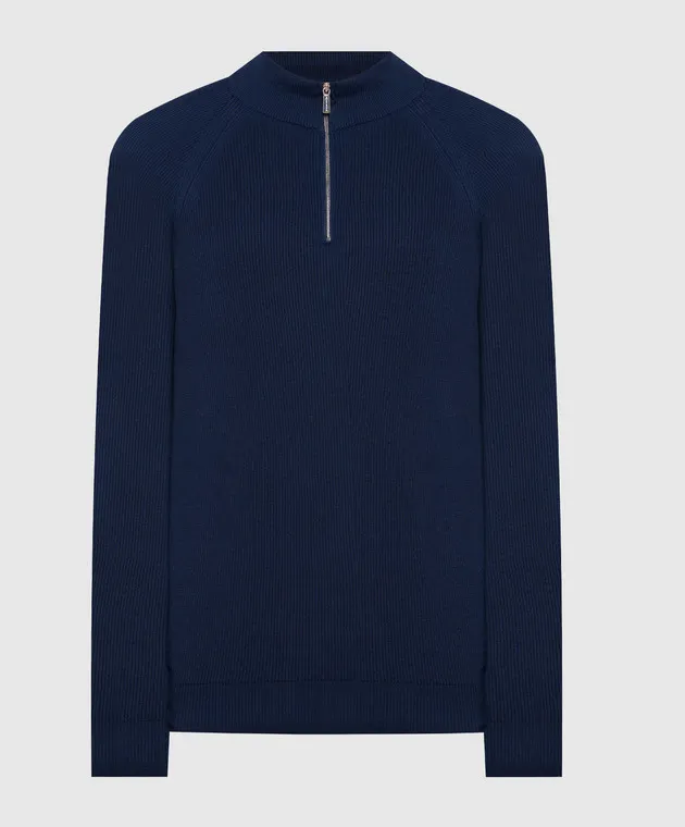 MooRER BASOLI blue striped jumper