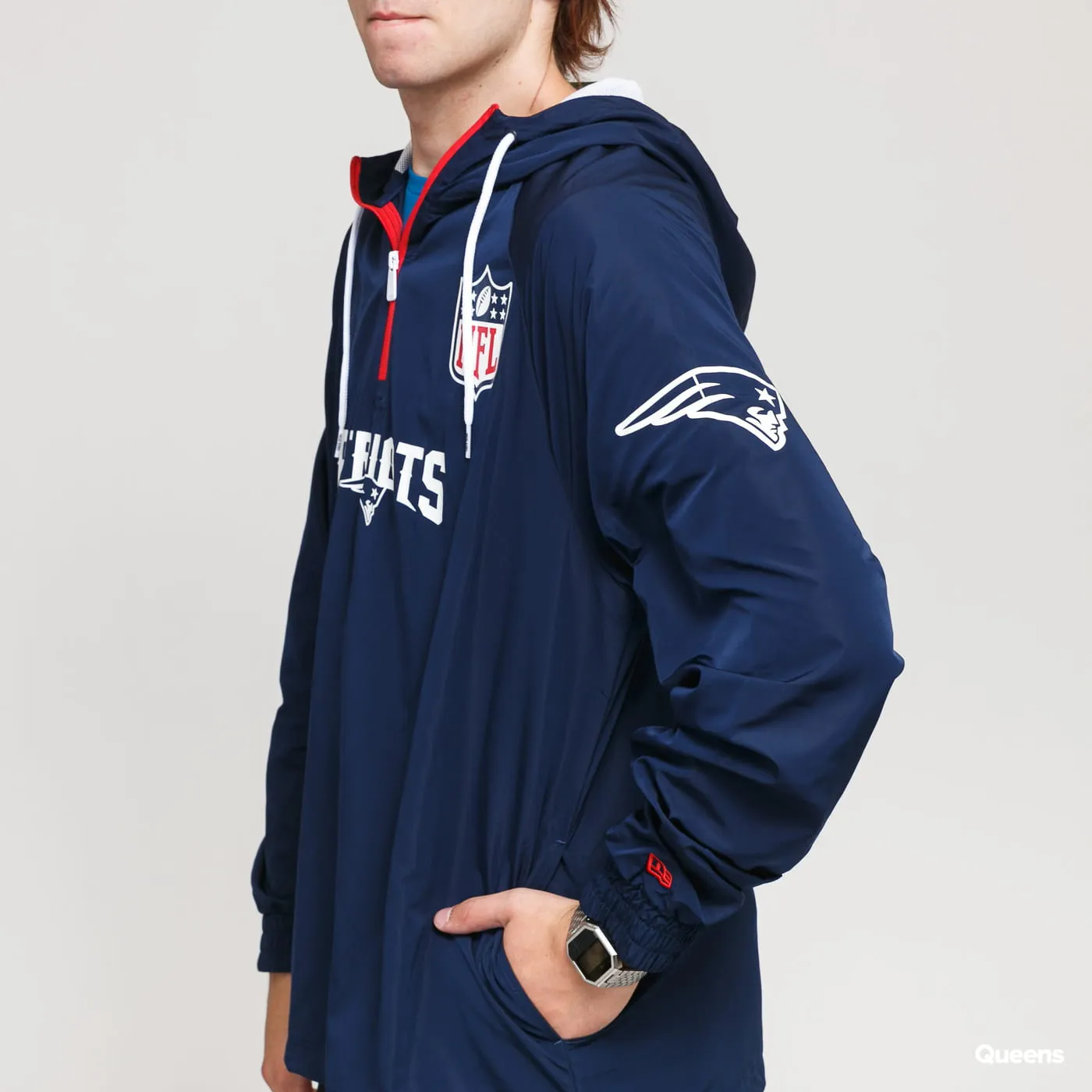 New Era NFL 1/4 Zip Windbreaker Patriots