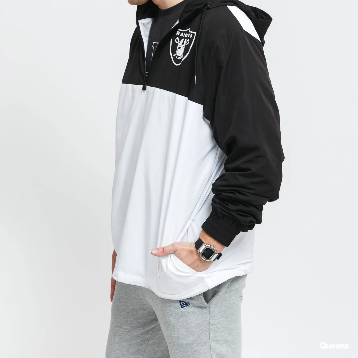 New Era NFL Colour Block Windbreaker Raiders