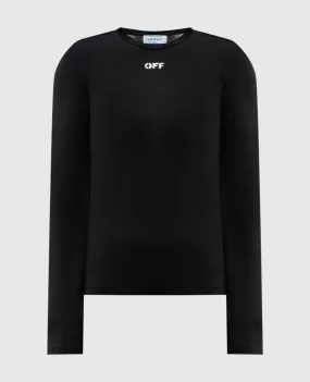 Off-White Black jumper with Off logo print