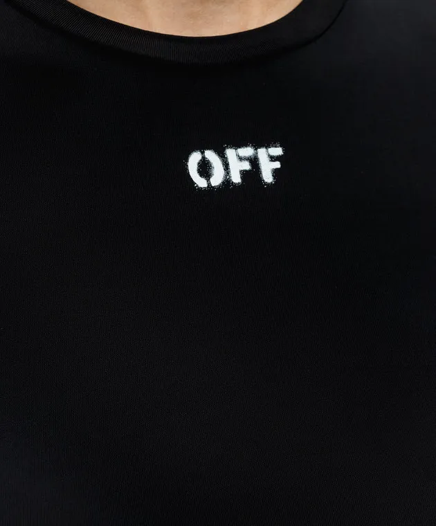 Off-White Black jumper with Off logo print