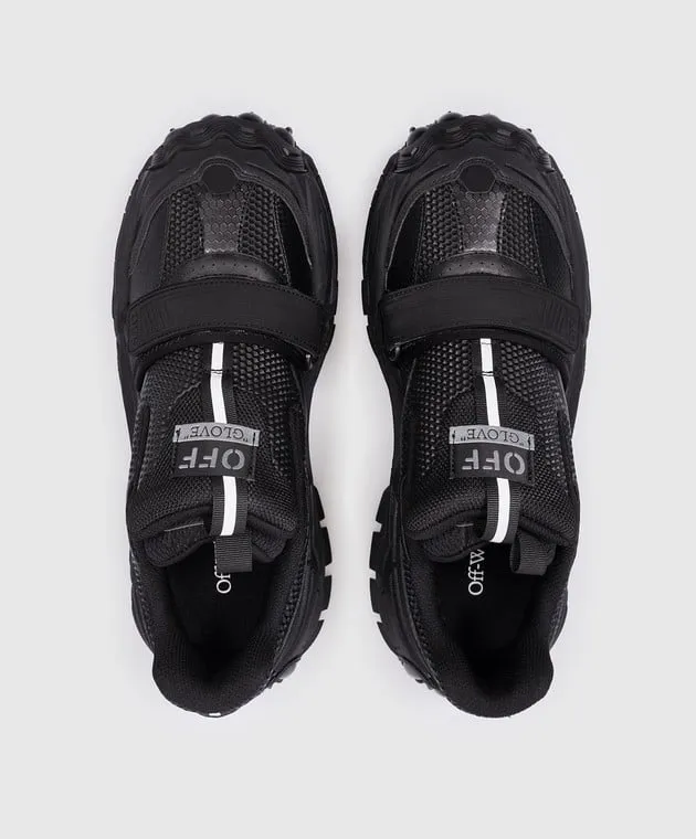 Off-White Black logo Glove Slip On combo sneakers