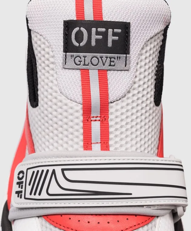 Off-White Glove Slip On combo sneakers with logo