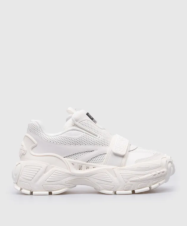 Off-White White combination Glove Slip On sneakers