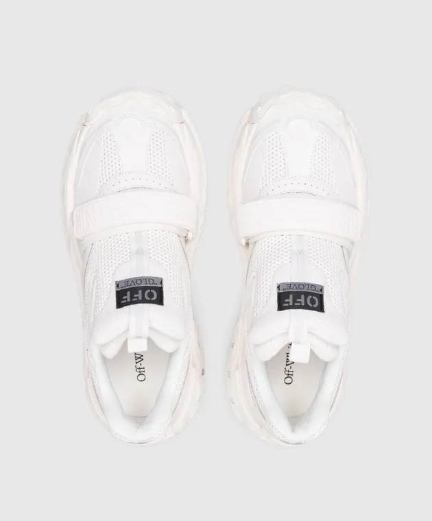 Off-White White combination Glove Slip On sneakers