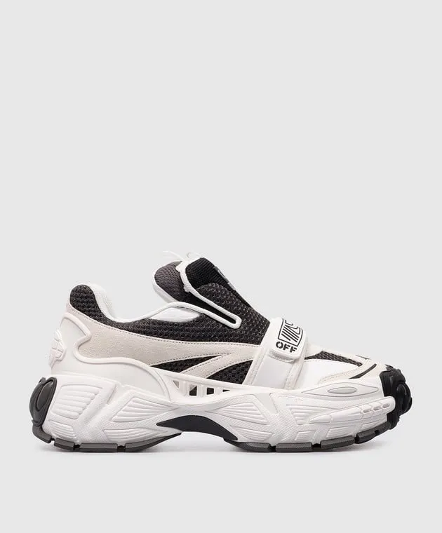 Off-White White logo Glove Slip On combo sneakers