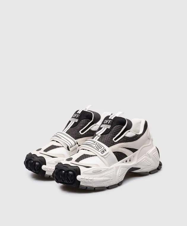 Off-White White logo Glove Slip On combo sneakers