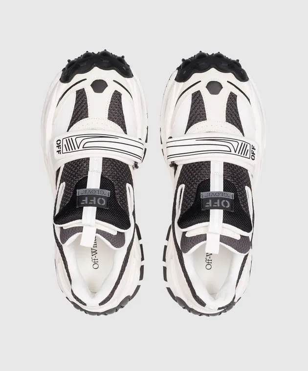 Off-White White logo Glove Slip On combo sneakers