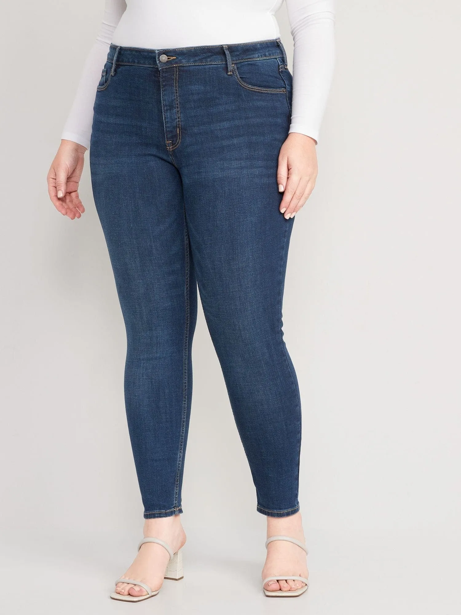 OLD NAVY Jeans Old Navy Super-Skinny Rockstar Tiro Alto Mujer