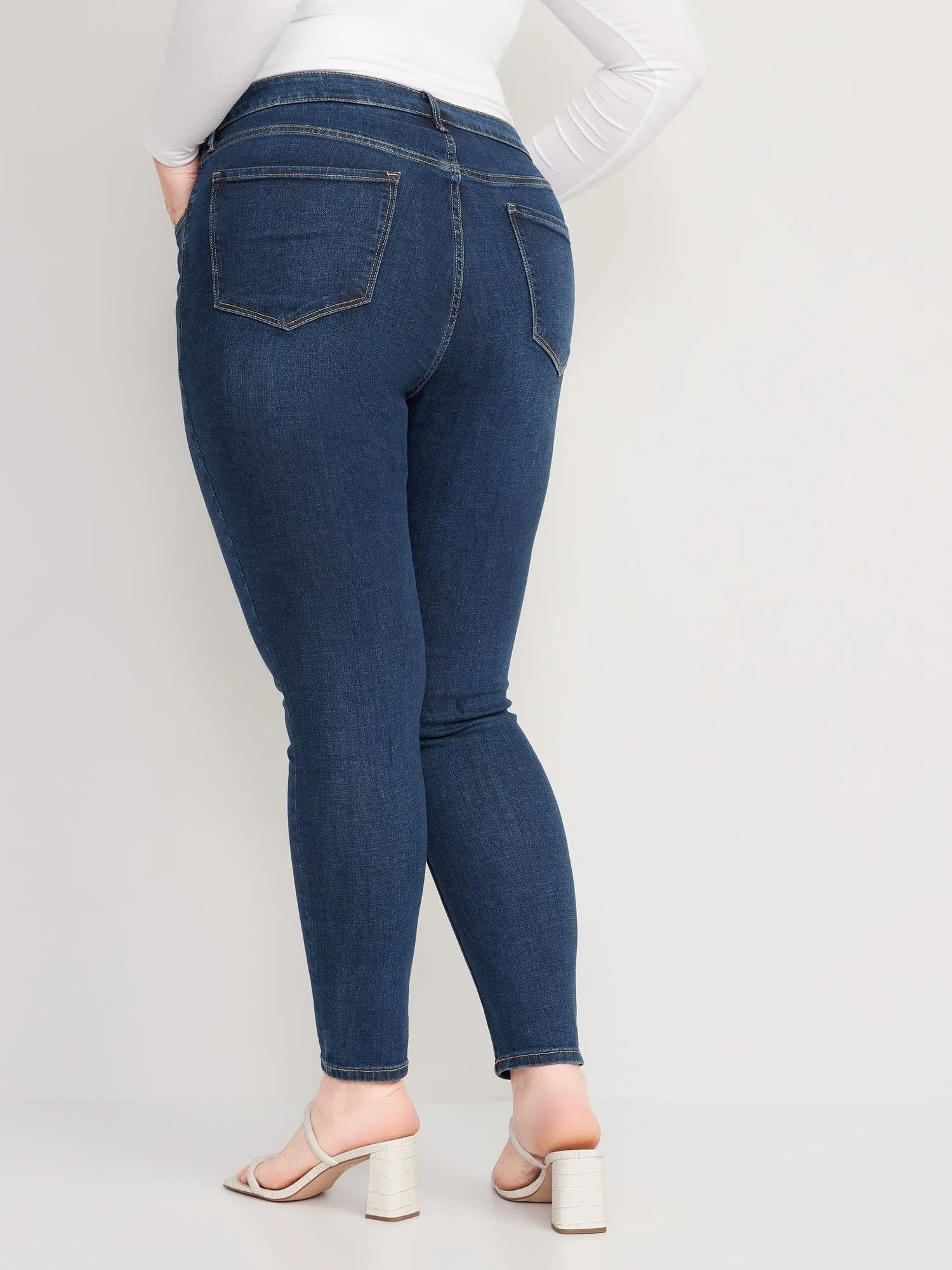 OLD NAVY Jeans Old Navy Super-Skinny Rockstar Tiro Alto Mujer