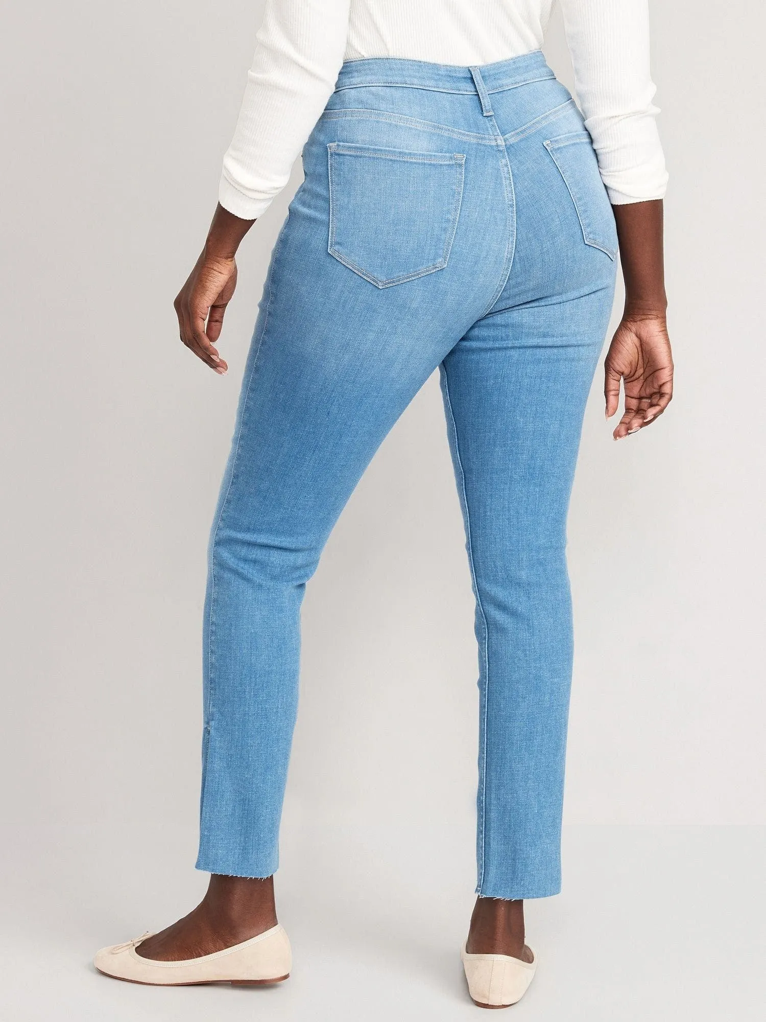 OLD NAVY Jeans Tiro Alto Old Navy Rockstar Mujer