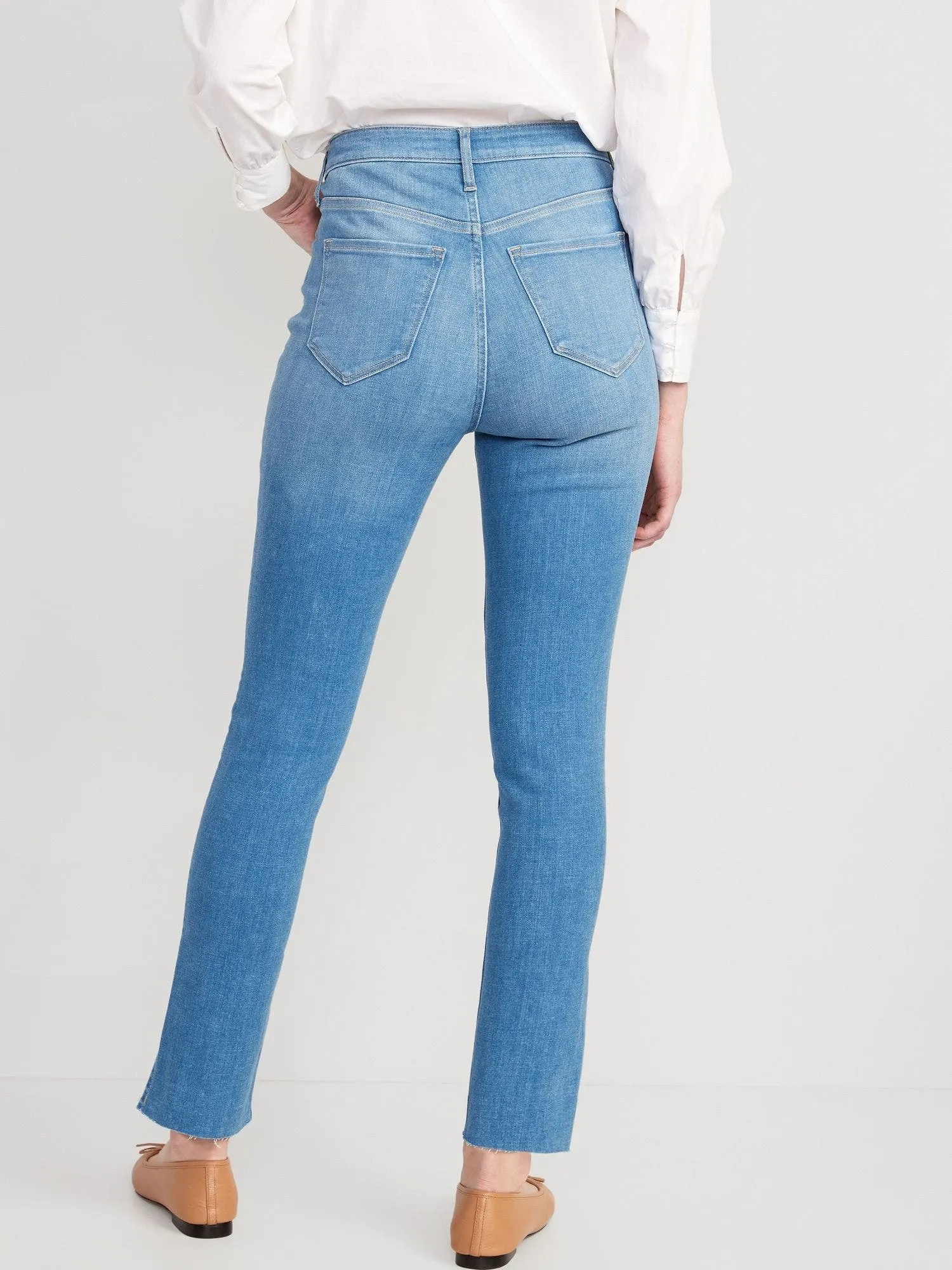 OLD NAVY Jeans Tiro Alto Old Navy Rockstar Mujer