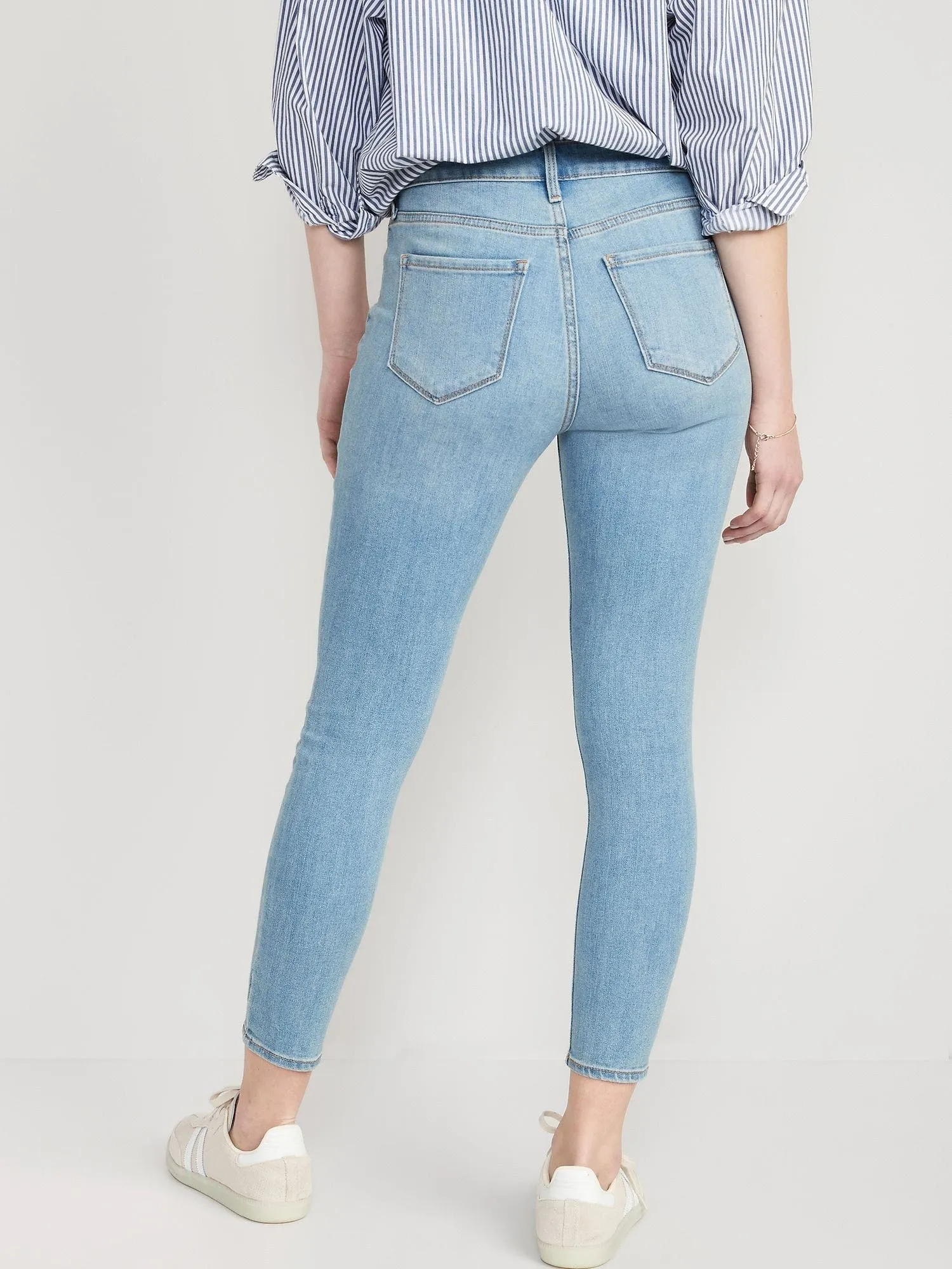 OLD NAVY Jeans Tiro Alto Super-Skinny Old Navy Wow Mujer