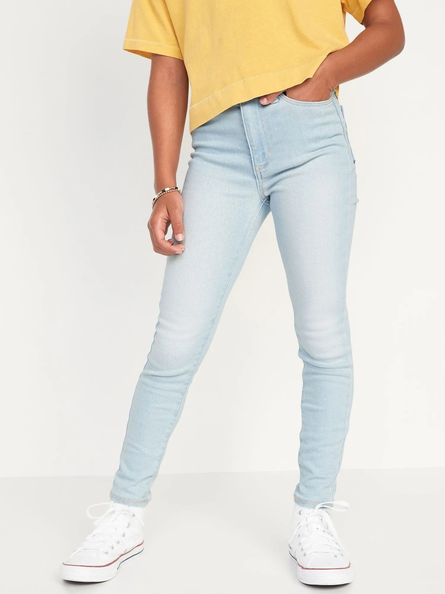 OLD NAVY Jeans Tiro Extra Alto Old Navy Rockstar 360° Niña